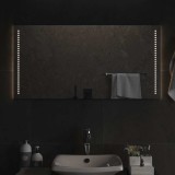 vidaXL Oglindă de baie cu LED, 100x50 cm