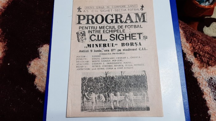 program CIL Sighet - Minerul Borsa