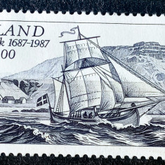 Islanda 1987 nave cu pânze, vapoare,neștampilat