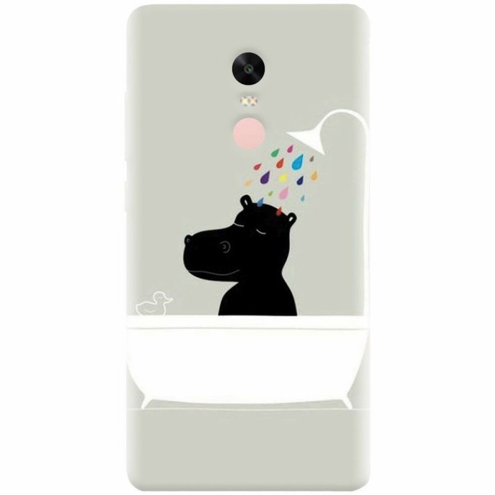 Husa silicon pentru Xiaomi Redmi Note 5A Prime, Hippo Bath