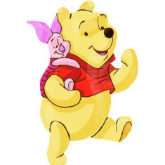 Balon folie figurina Disney Winnie the Pooh si prietenii - 81cm, Amscan 22924 foto