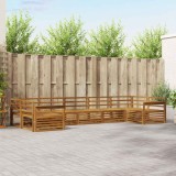 vidaXL Seturi de canapele 7 pcs natural Lemn Solid de Acacia 3374044