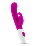 Vibratoare iepuras - Crushious Jigglie Iepuras Vibrator cu 30 de Vibratii si Lubrifiant Gratuit Neted si Extrem de Flexibil