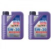 Ulei motor sintetic Liqui Moly Syntoil High Tech 5W30, 2 litri, benzina/diesel, protectie uzura, consum redus