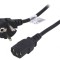 Cablu Alimentare IEC C13 in Unghi 3x0,75mm2