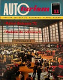 Revista Autoturism nr. 11 Anul 1972 Automobil Club Roman Carti Hobby Sport 30 Pagini 34x26cm Romana Stare Buna Brosata Buna