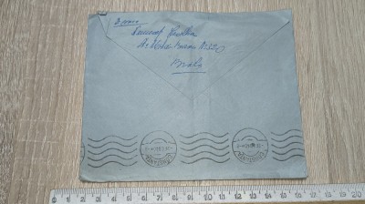 PLIC SCRISOARE ANII 40 TIMBRATA , STAMPILE BRAILA / CONSTANTA foto