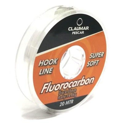Fir Fluorocarbon Claumar Pescar Super Soft 20M 19.2KG 0.40MM foto