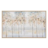 Tablou in Ulei cu Model Abstract Copaci, 82x2.5x52cm, Multicolor, CMCLASS