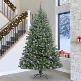 vidaXL Brad de Crăciun artificial cu ramuri articulare Verde 300 cm 3395529
