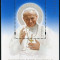 Polonia, canonizare papa Ioan Paul al 2-lea, bloc fond albastru, 2014, MNH