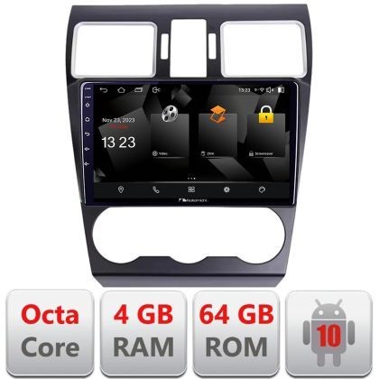 Navigatie Subaru Forester XV Nakamichi NAM5510 Qled Octa Core 720p 4+64 DSP 360 camera carplay android auto CarStore Technology