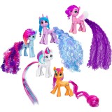 Set 5 figurine My Little Pony cu cozi extra lungi, Hasbro