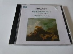Violin sonatas vol. 1- Mozart, cd