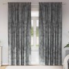 Draperii Catifea Gri 225x140 cm vidaXL - Set 2 Buc. - Perdele Living, Dormitor - Poliester, Design Elegant