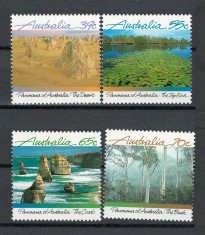 Australia 1988 Mi 1131/34 MNH, nestampilat - Peisaje
