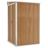 Cumpara ieftin Sopron gradina/montaj perete maro 118x100x178cm otel galvanizat