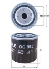 MAHLE OC 995 Filtru ulei foto