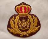 Emblema coifura, cuc cascheta, sapca regalista gardian public, politie pre ww2
