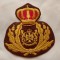 Emblema coifura, cuc cascheta, sapca regalista gardian public, politie pre ww2