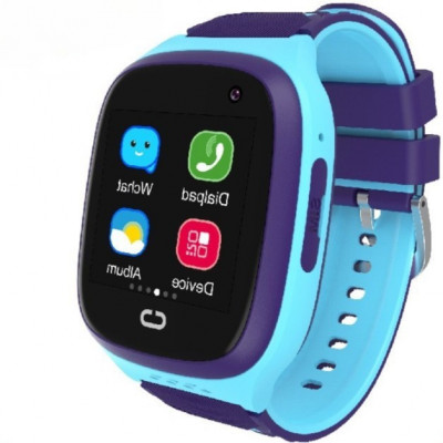 Ceas Smartwatch Pentru Copii LT31E-4G cu Functie Telefon, Localizare GPS, Istoric traseu, Apel de Monitorizare, Camera, Albastru foto