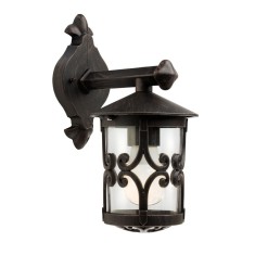 Aplica exterior Tirol 9260, orientare in jos, 1 x E27, maro, clasic
