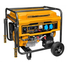 Generator curent electric, INGCO GE55003, Putere 5500W, Tehnologie AVR, Pornire Electrica, Monofazat foto