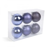 Set decor pentru brad - mov - 6 piese / set Best CarHome, Oem