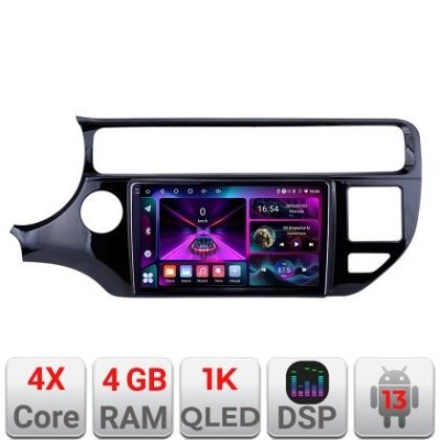 Navigatie Kia Rio A-504 4+64 InCell Display 1K Android Waze USB Navigatie Internet Youtube Radio CarStore Technology foto