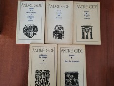 Lot 5 carti de Andre Gide