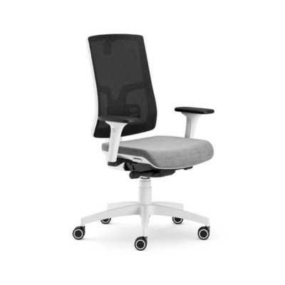 Scaun ergonomic Pure Alb Mesh PDH foto