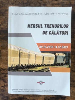Mersul Trenurilor de calatori 2018 - 2019, CFR / R5P1S foto