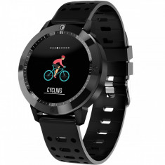 Bratara Fitness iUni CF58, Display OLED, Bluetooth, Pedometru, Monitorizare Puls, Notificari, Negru foto