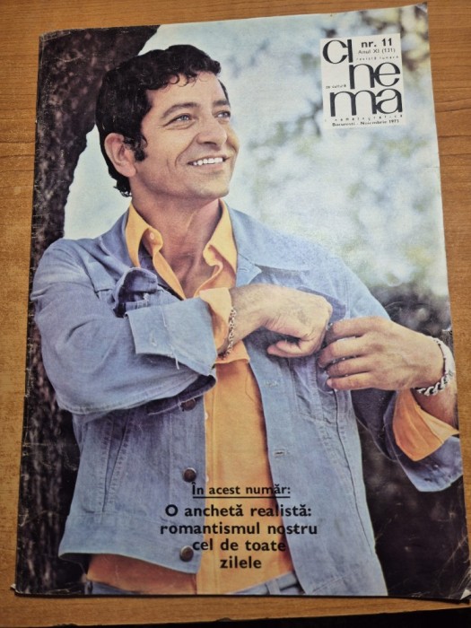 cinema noiembrie 1973 - filmul 100 de lei - dan nutu,ion besoiu,alain delon