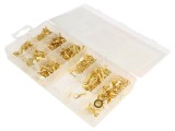 Terminale Neizolate YATO - Conectori Kit, 450buc, Crimpat pe Cablu