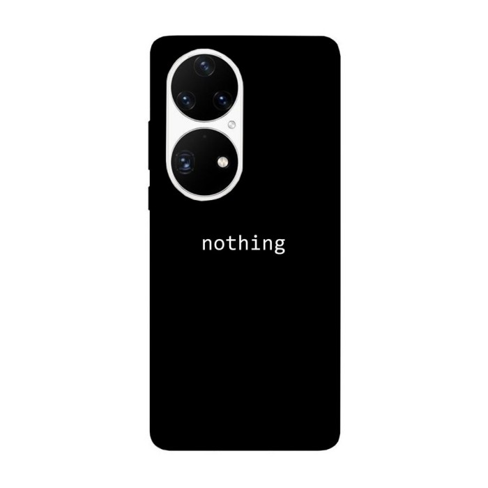 Husa compatibila cu Huawei Nova Y70 model Nothing, Silicon, TPU, Viceversa
