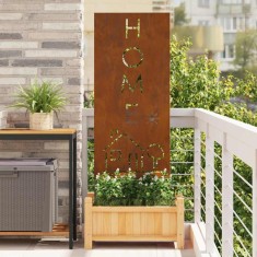 vidaXL Panou Decorativ de Grădină Ruginit 50 x 140 cm