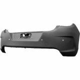 Bara spate Citroen C4 (B7) 09.2010-04.2018; grunduita, cu gauri pentru senzori punct mort si senzori asistenta la parcare, 1613360680, 7410NP