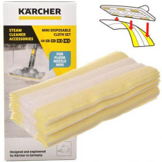 Laveta de unica folosinta pentru 15 buc aparate de curatat cu aburi Karcher SC 1-2-3-4-5