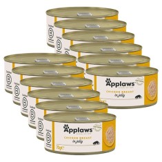 Applaws Conserva pentru pisici cu piept de pui in aspic 12 x 70 g foto