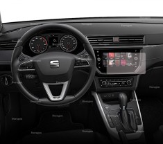 Folie Protectie Navigatie Seat Arona 2017-2021, Duragon, protectie Display Navigatie, silicon Transparent, Anti-zgarieturi, kit instalare foto