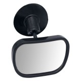 Oglinda retrovizoare pentru supravegherea copiilor, 9,5 x 6 cm, plastic negru, Oem
