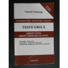 Viorel Voineag - Magistratura. Avocatura. Licenta. Teste grila. Drept civil