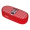 Penar neechipat fete, 1 fermoar, Dimensiuni 21,5x9x6cm, oval, Motiv Cute