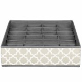 Cumpara ieftin Organizator sertar 24 compartimente 33x10x2 cm, Moroccan Beige
