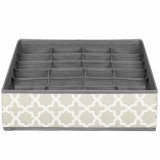 Organizator sertar 24 compartimente 33x10x2 cm, Moroccan Beige