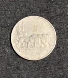 Moneda 50 centesimi 1920 Italia