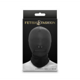 Fetish &amp; Fashion - Zippered Mouth Hood - Black - Alternate Package, Orion