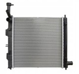 Radiator Kia Picanto 17-, motor: 1.0 T-GDI, intrare - conector rapid, 410x425x12, OEM/OES (Hanon), Aluminiu/ Plastic brazat, 25310-G6450