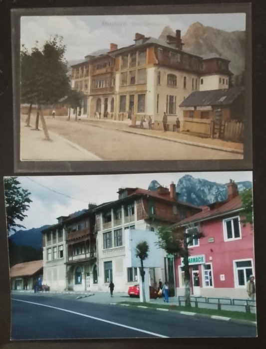 Busteni - Hotel Caraiman inceputul sec.XX si inceputul sec.XXI